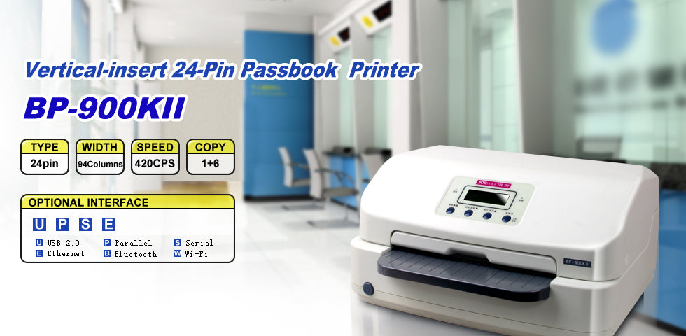 Jolimark BP-900KII Dot Matrix Impact passbook and cheque Printer
