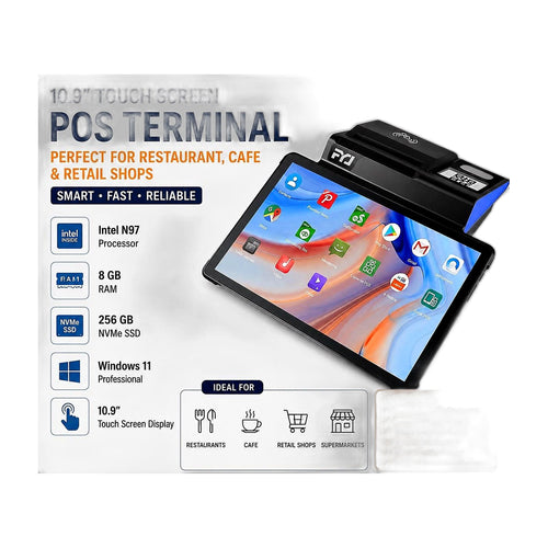 Android POS terminal with built-in printer